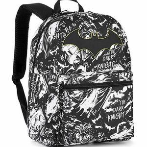 Batman Black & White Backpack DC Comics 17 x 11